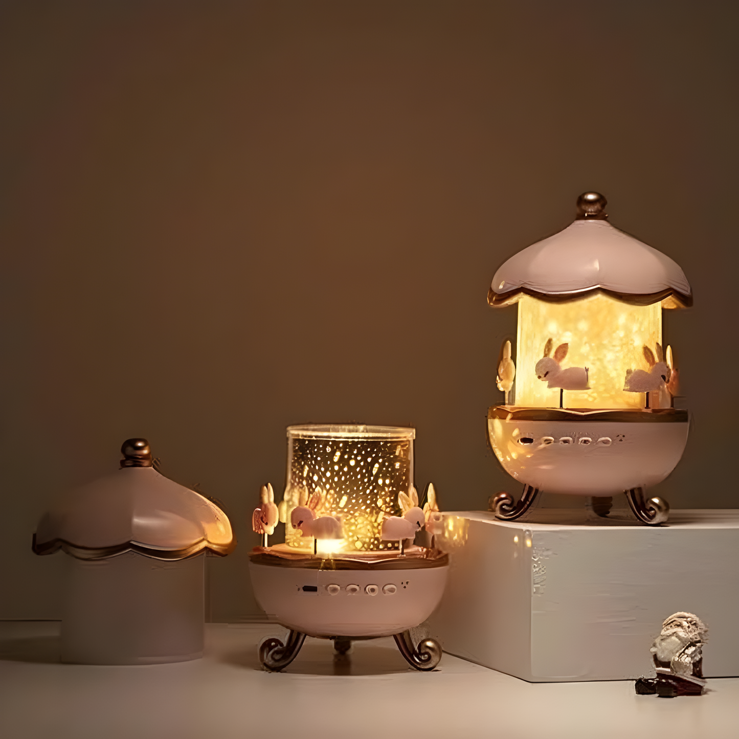 Magical Night Light Projector Lamp with Remote Control - 7 colors, 12 themes, 8 Sounds