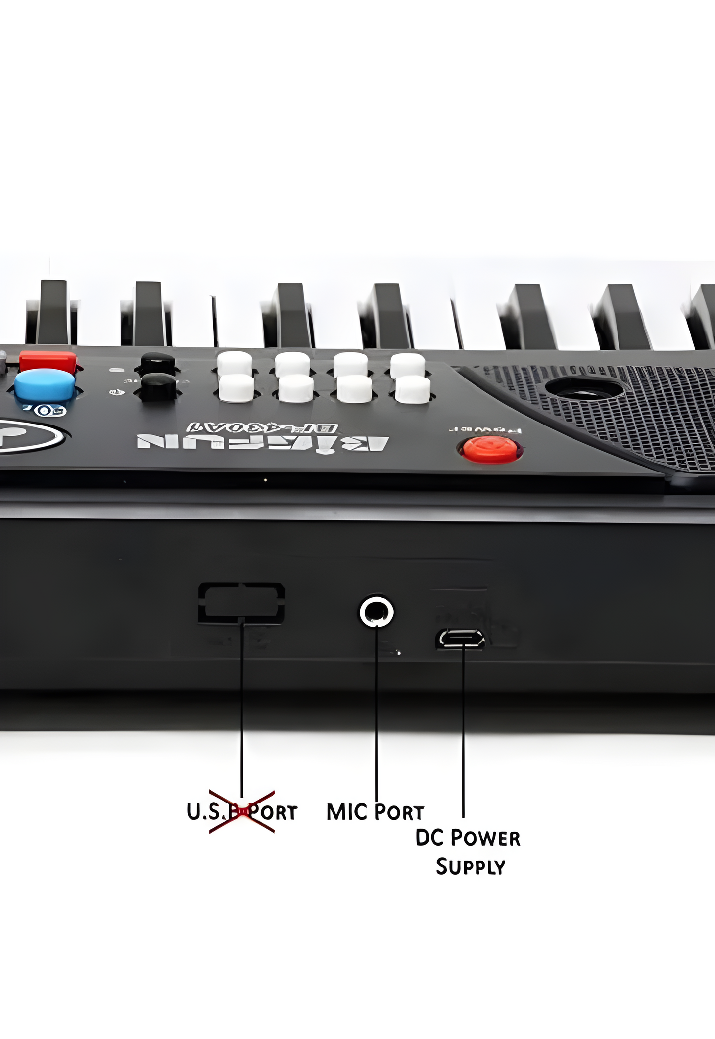 Kids 37-Key Electronic Keyboard Piano with Microphone & Recording | DC Powered Musical Toy for Beginners