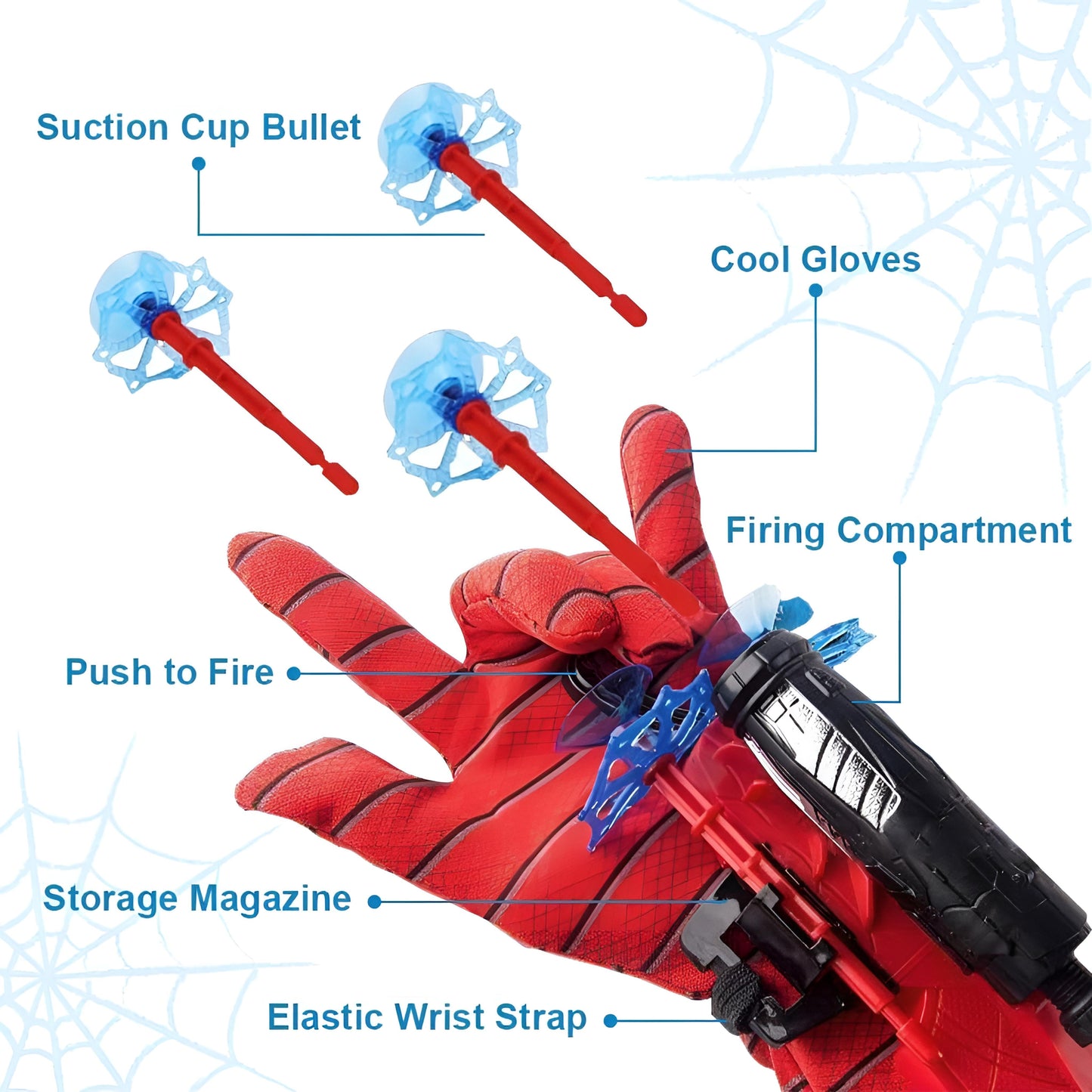 Spider-Man Web Shooter Toy – Realistic Superhero Roleplay Toy for Kids & Fans
