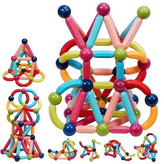 Creative Magnetic Construction Set - PlayAlaab