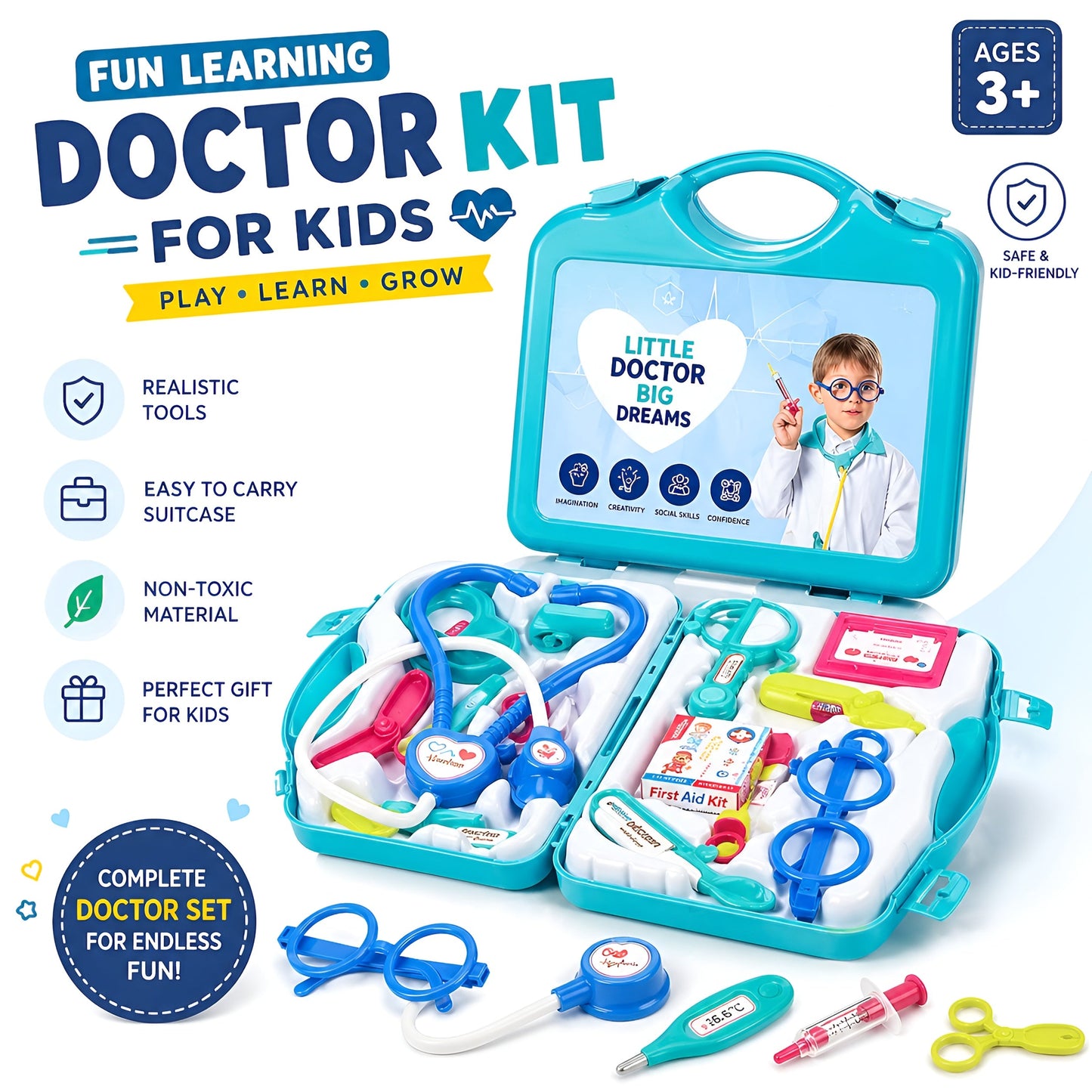 Doctor Playset (Foldable Suitcase)